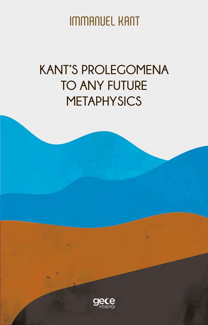 Kant‘s Prolegomena To Any Future Metaphysics kapağı