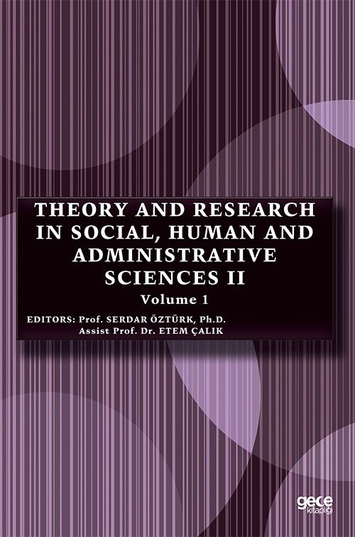 Theory and Research in Social, Human and Administrative Sciences 2 Volume 1 kapağı