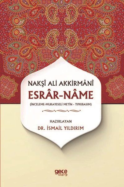 Esrar-Name - Nakşı Ali Akkirmanı kapağı