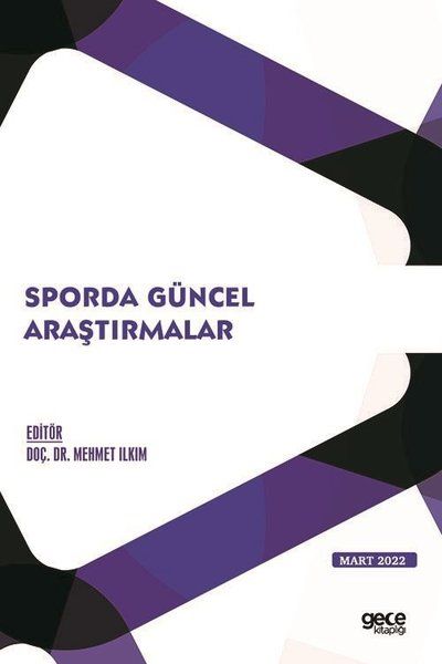 Sporda Güncel Araştırmalar - Mart 2022 kapağı