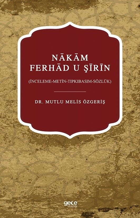 Nakam Ferhad U Şirin kapağı