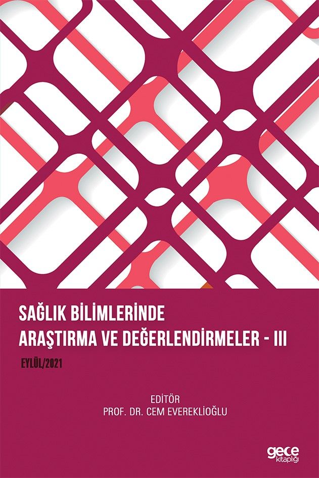 Sağlık Bilimlerinde Araştırma ve Değerlendirmeler III kapağı