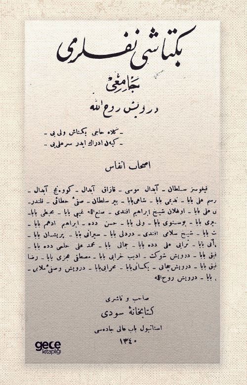 Bektaşi Nefesleri (Osmanlıca) kapağı