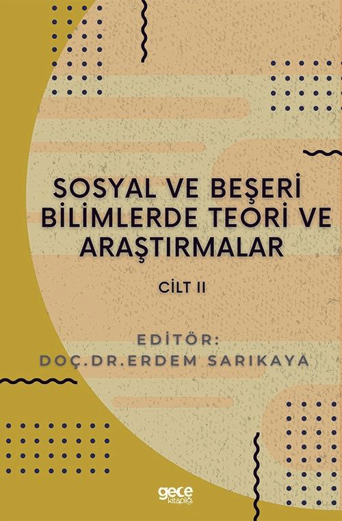 Sosyal ve Beşeri Bilimlerde Teori ve Araştırmalar Cilt 2 kapağı