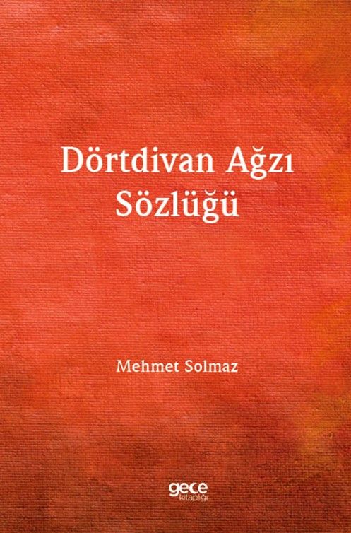 Dörtdivan Ağzı Sözlüğü kapağı