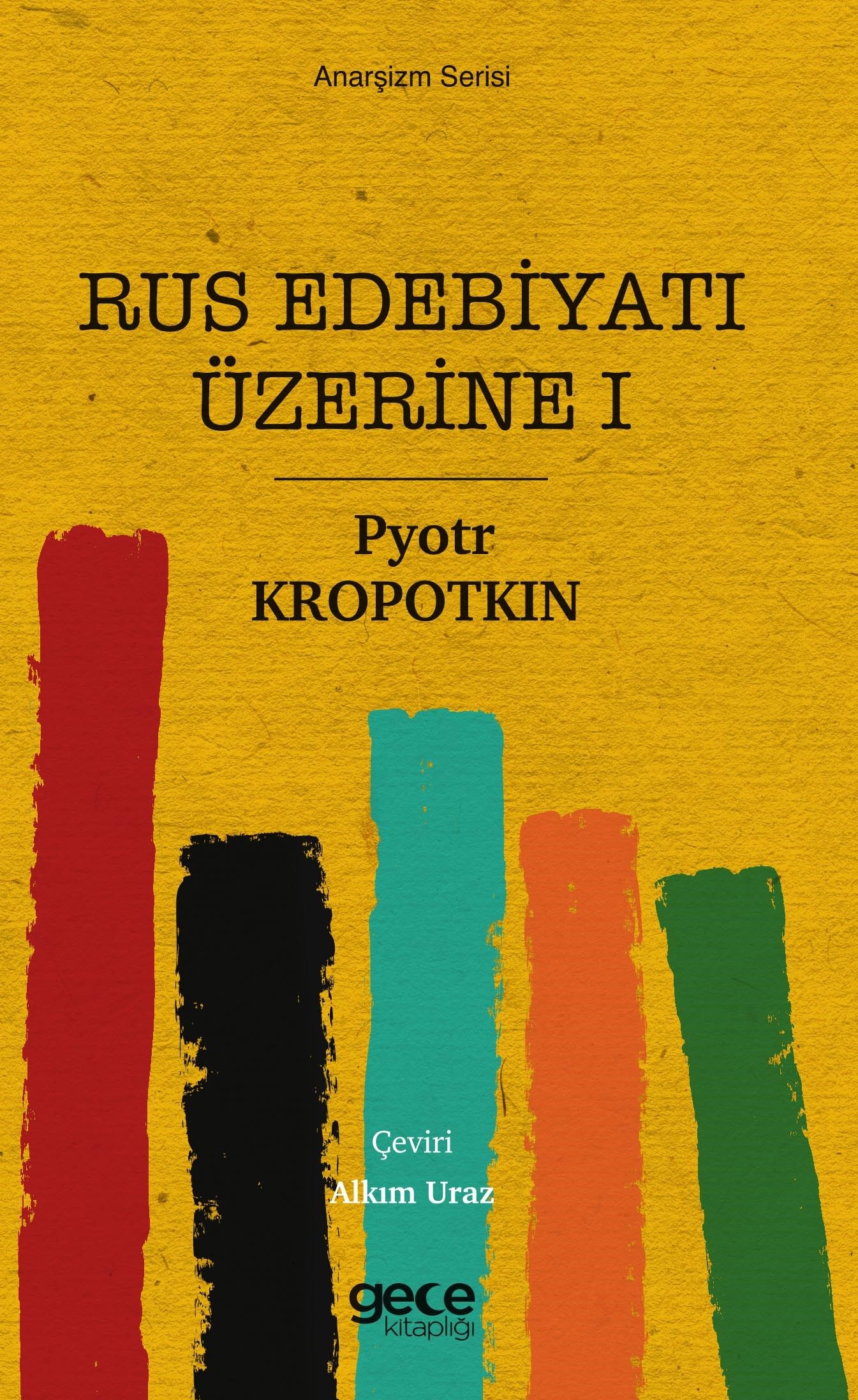Rus Edebiyatı Üzerine 1 kapağı