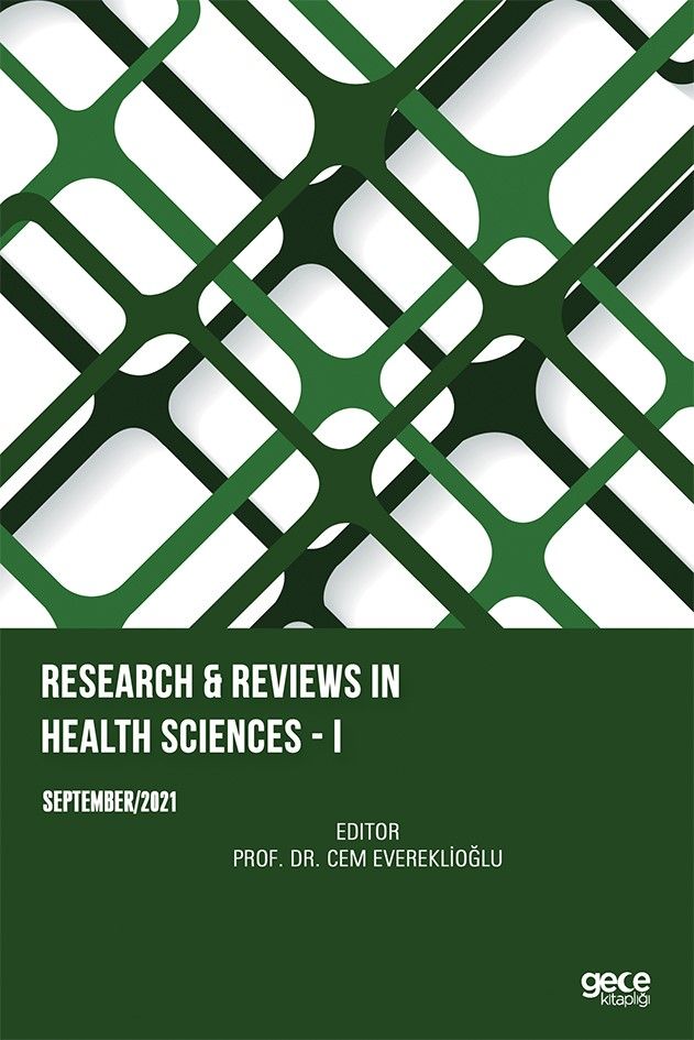 Research Reviews in Health Sciences I kapağı
