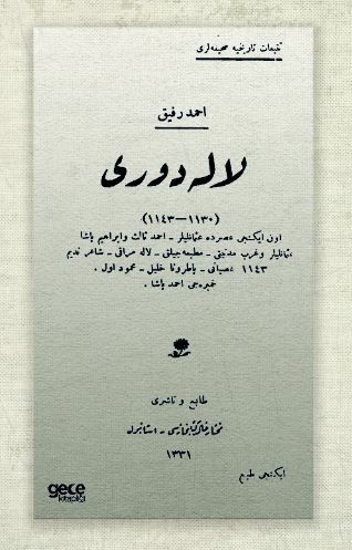 Lale Devri (Osmanlıca) kapağı