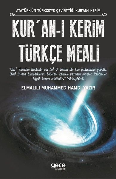 Kur'an-ı Kerim Türkçe Meali kapağı