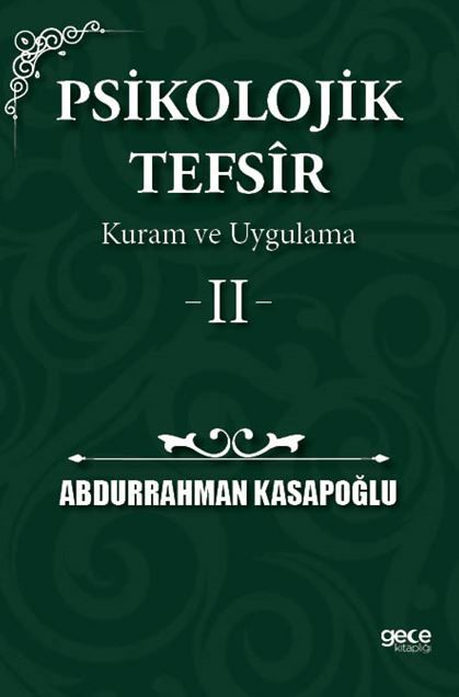Psikolojik Tefsîr Kuram ve Uygulama 2 kapağı
