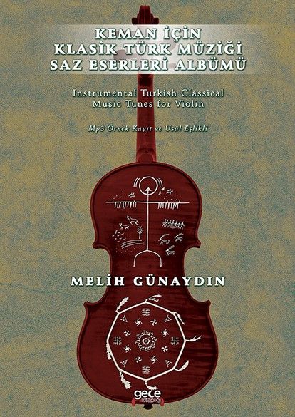 Keman İçin Klasik Türk Müziği Saz Eserleri Albümü kapağı