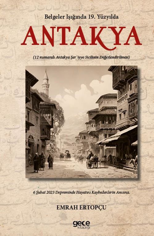 Belgeler Işığında 19. YY’da Antakya kapağı