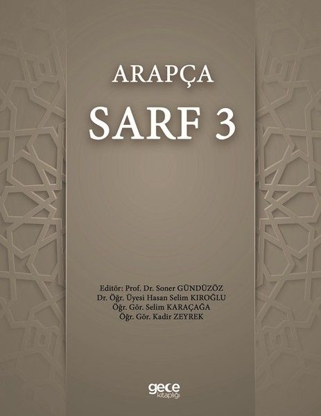 Arapça Sarf 3 kapağı