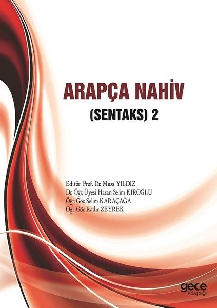 Arapça Nahiv - Sentaks 2 kapağı