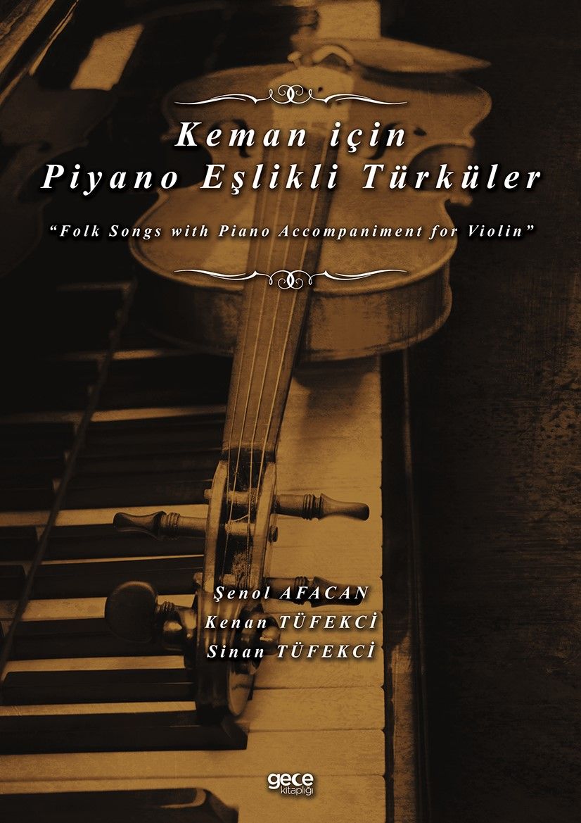Keman için Piyano Eşlikli Türküler kapağı