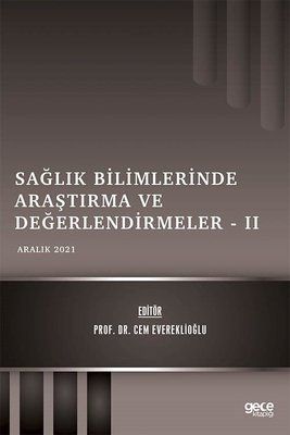 Sağlık Bilimlerinde Araştırma ve Değerlendirmeler 2 kapağı