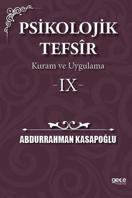 Psikolojik Tefsîr Kuram ve Uygulama 9 kapağı