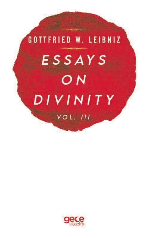 Essays On Divinity Vol. 3 kapağı