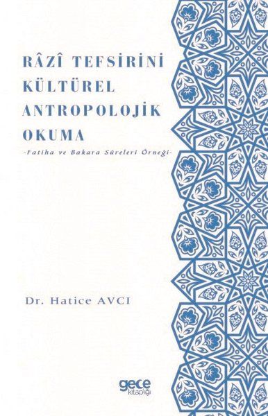 Razi Tefsirini Kültürel Antropolojik Okuma kapağı