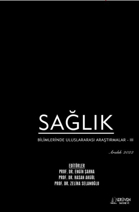 Sağlık Bilimlerinde Uluslararası Araştırmalar 3 - Aralık 2022 kapağı