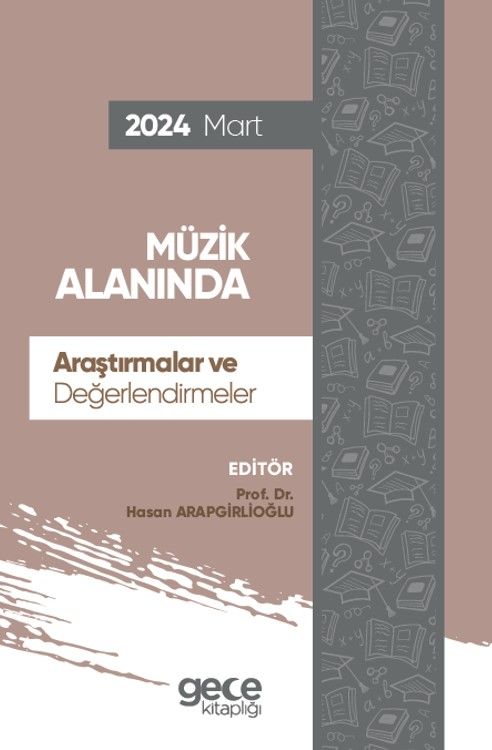 Müzik Alanında Araştırmalar ve Değerlendirmeler - Mart 2024 kapağı