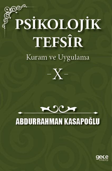 Psikolojik Tefsîr Kuram ve Uygulama 10 kapağı
