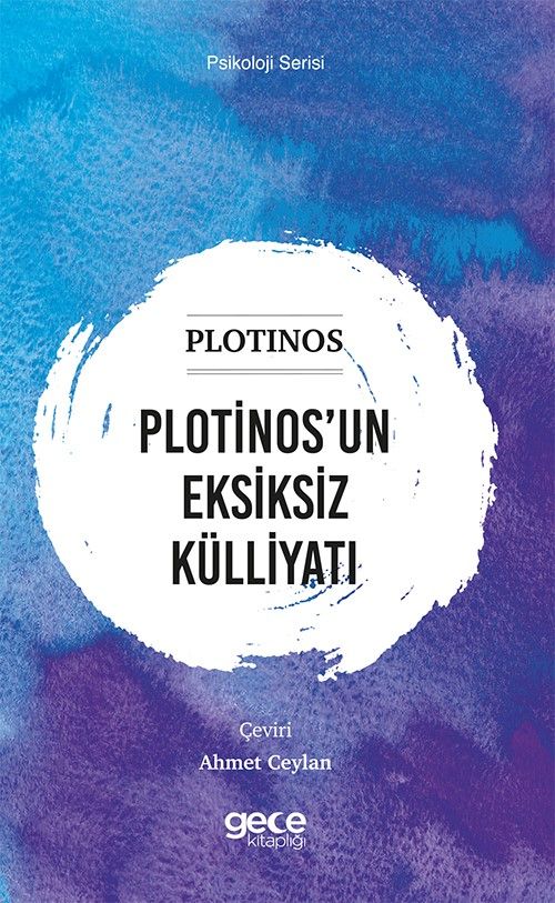 Plotinos’un Eksiksiz Külliyatı kapağı