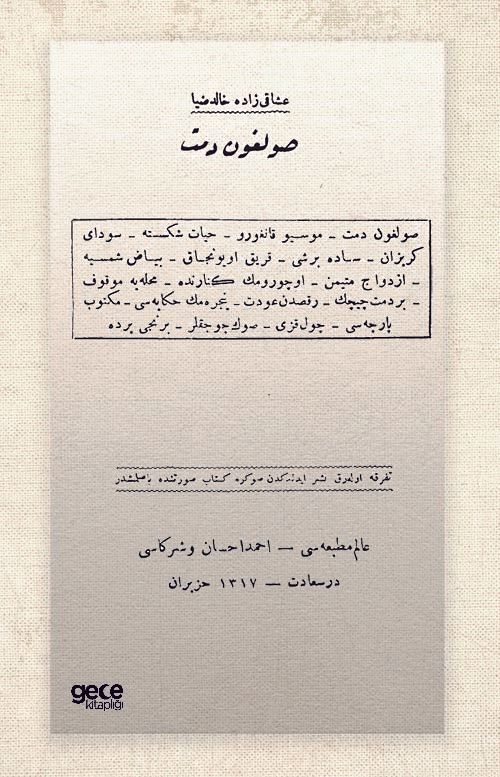 Solgun Demet (Osmanlıca) kapağı