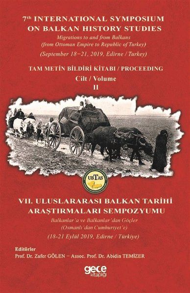 Balkan Tarihi Araştırmaları Cilt: 2 kapağı