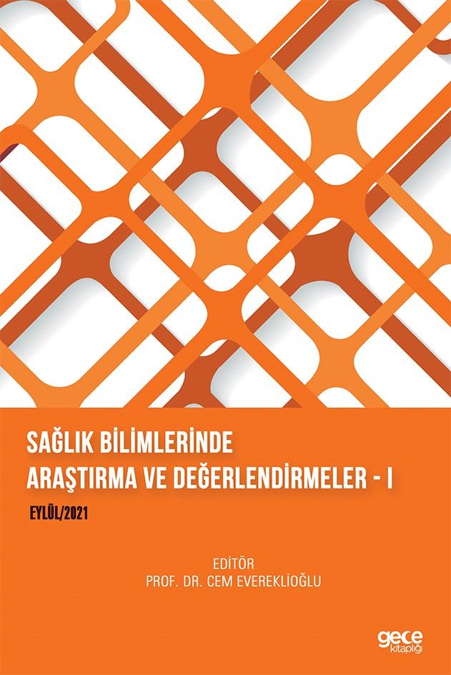 Sağlık Bilimlerinde Araştırma ve Değerlendirmeler I kapağı