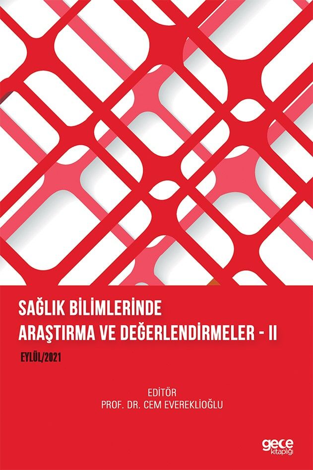 Sağlık Bilimlerinde Araştırma ve Değerlendirmeler II kapağı