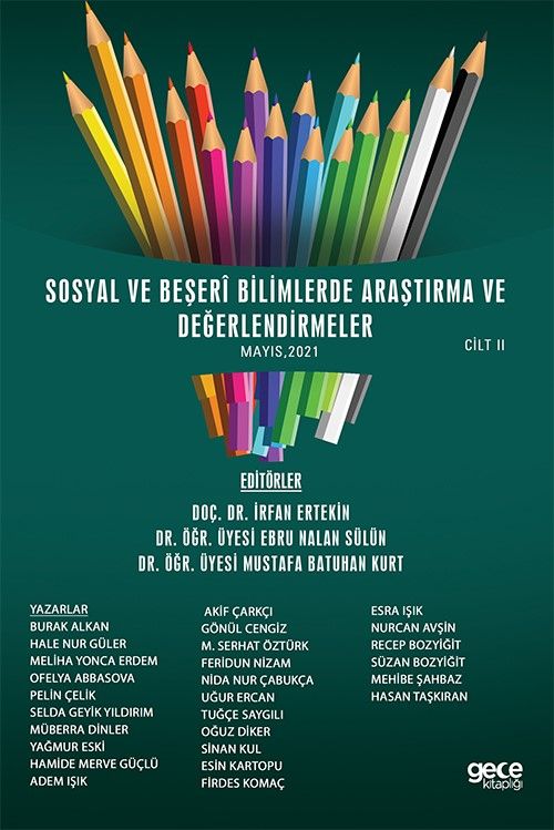 Sosyal ve Beşeri Bilimlerde Araştırma ve Değerlendirmeler Mayıs Cilt 2 kapağı