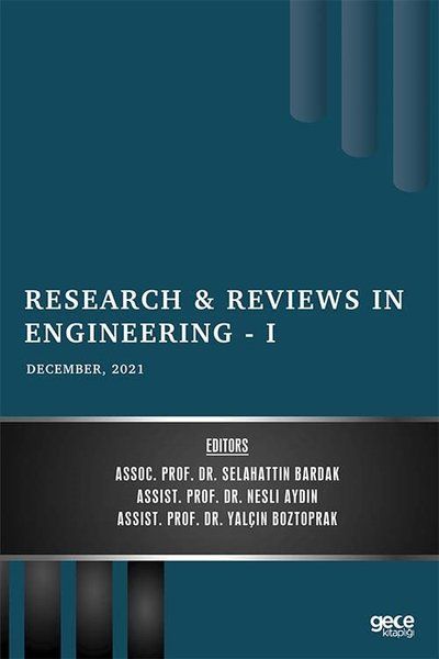 Research and Reviews in Engineering 1 - December 2021 kapağı