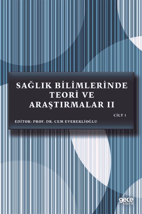 Sağlık Bilimlerinde Teori ve Araştırmalar 2 Cilt 1 kapağı