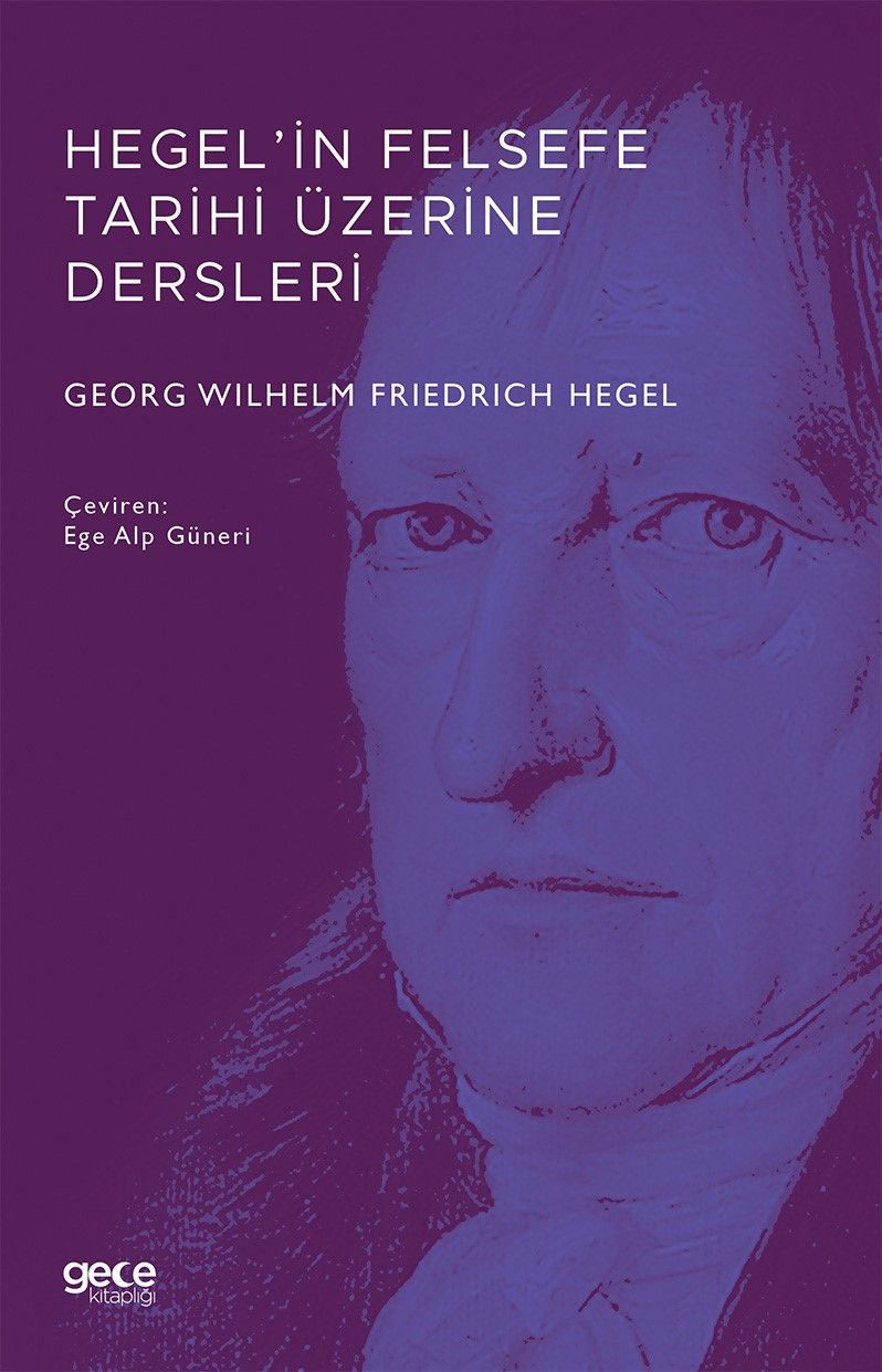 Hegel’in Felsefe Tarihi Üzerine Dersleri kapağı