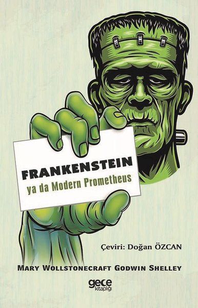 Frankenstein ya da Modern Prometheus kapağı