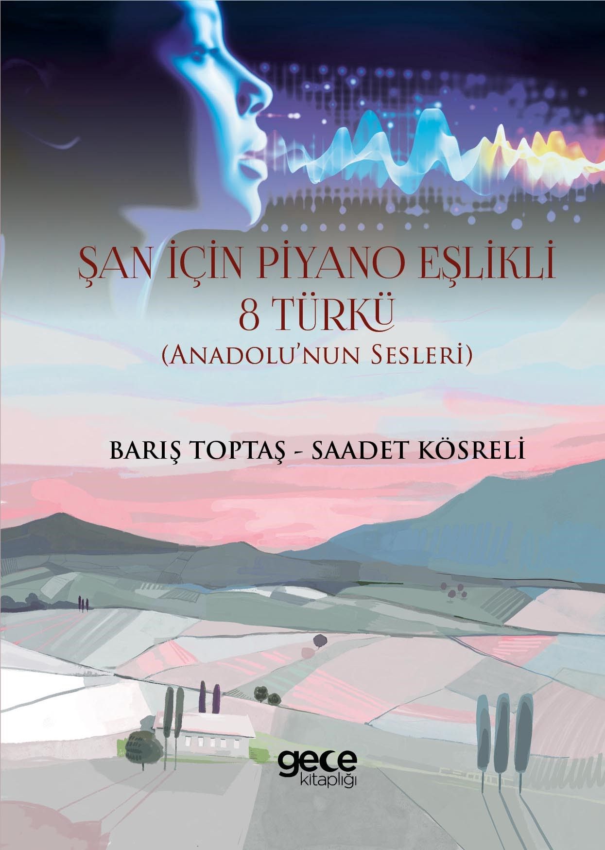 Şan İçin Piyano Eşlikli 8 Türkü kapağı