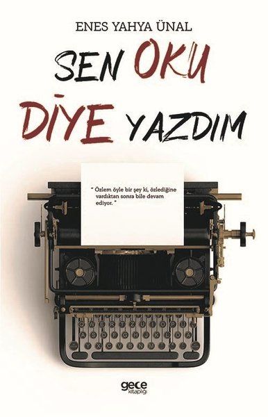 Sen Oku Diye Yazdım kapağı