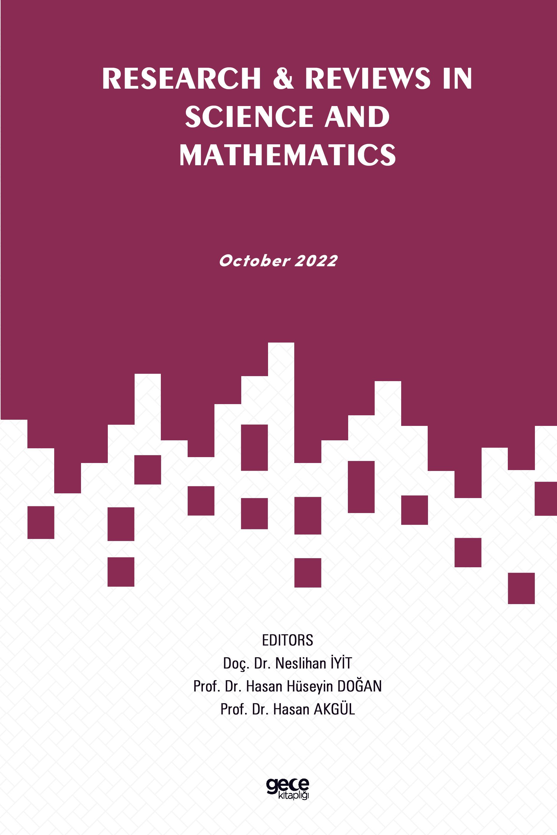 Research and Reviews in Science and Mathematics - October 2022 kapağı