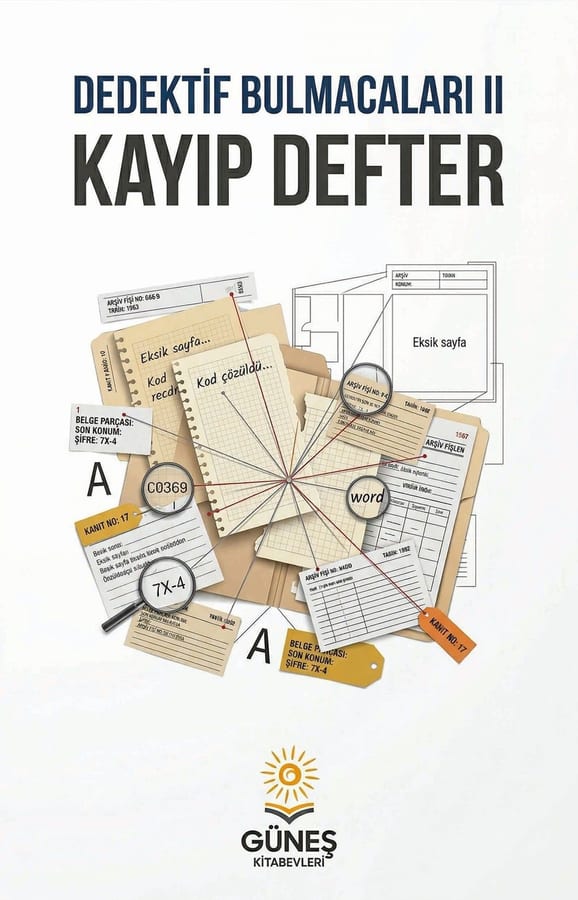 Dedektif Bulmacaları 2 Kayıp Defter kapağı
