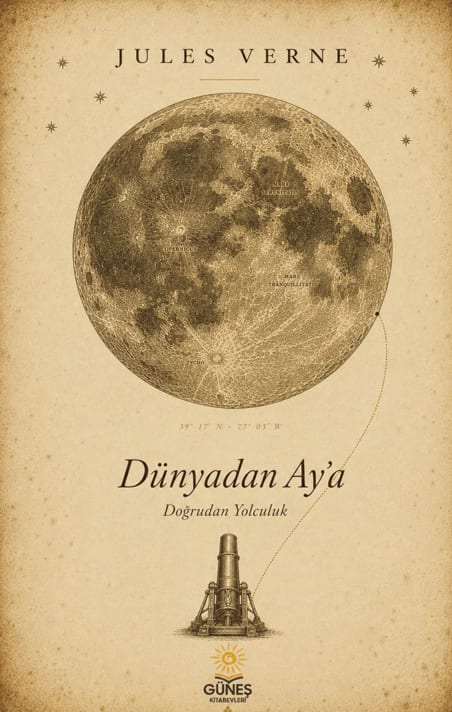 Dünyadan Ay’a Doğrudan Yolculuk kapağı