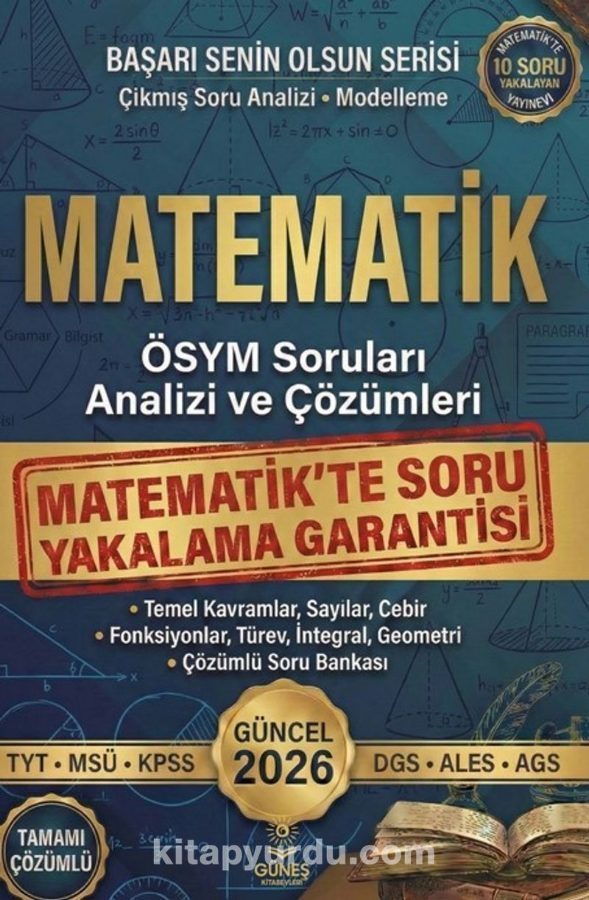 Matematik 2026 Güncel TYT-MSÜ-KPSS-DGS-ALES-AGS kapağı