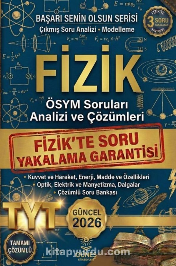 ÖSYM Soruları Analizi ve Çözümleri 2026 Güncel Fizik kapağı