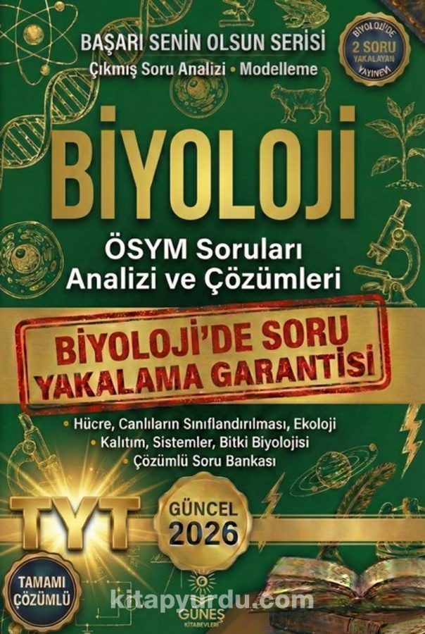 ÖSYM Soruları Analizi ve Çözümleri Biyoloji Güncel 2026 kapağı