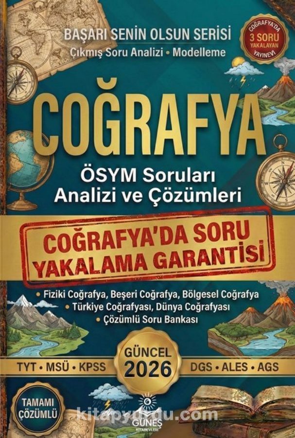 ÖSYM Soruları Analizi ve Çözümleri Coğrafya 2026 Güncel kapağı
