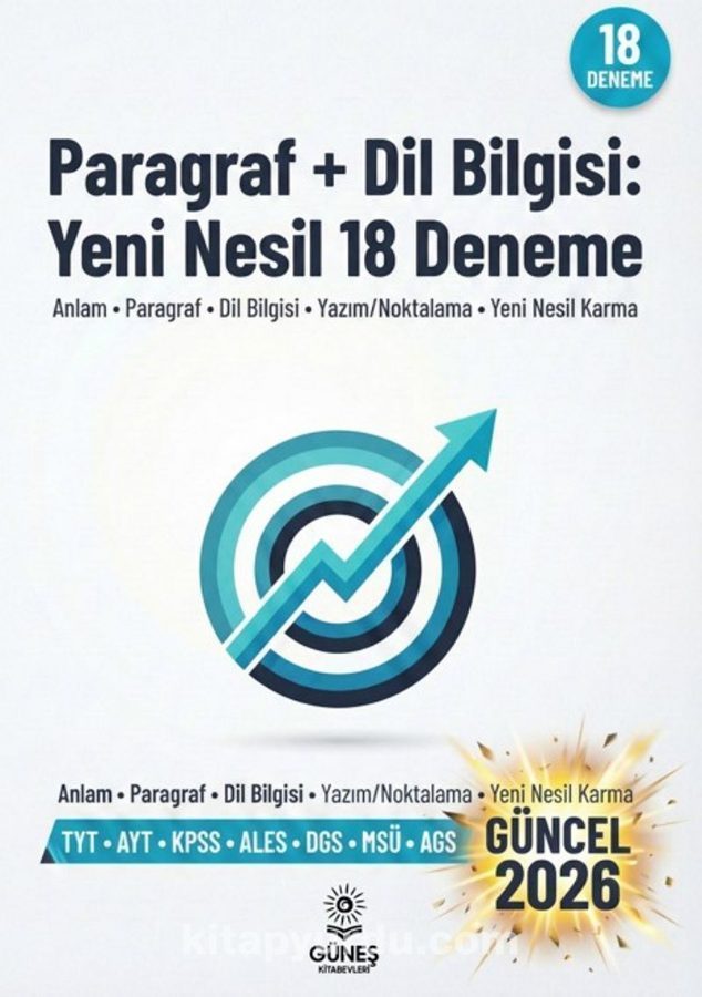 Paragraf, Dil Bilgisi, Yeni Nesil 18 Deneme kapağı