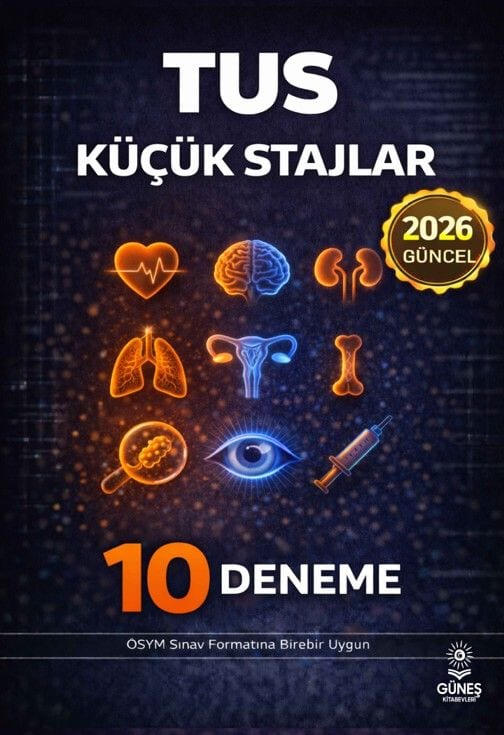 TUS Küçük Stajlar 10 Deneme kapağı